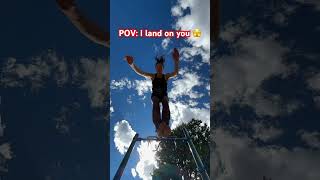 POV I land on you 🫣 #shorts #flip #circus #prank