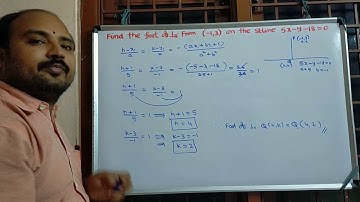 #STRAIGHTLINES#FOOT OF PERPENDICULAR#IMAGE THEOREM#CBSE11TH CLASS#LECTURE -9#INTER MATHS 1(B)#TRT-SA