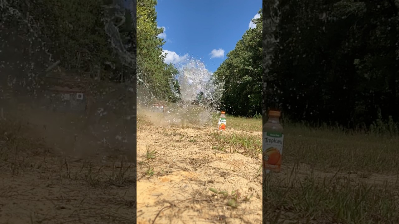 Federal Varmint & Predator 50 Grain .223 vs Water Jugs In SloMo 9/6/25