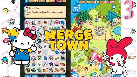 Hello Kitty - Merge Town😻 Level 4-5 Part 3