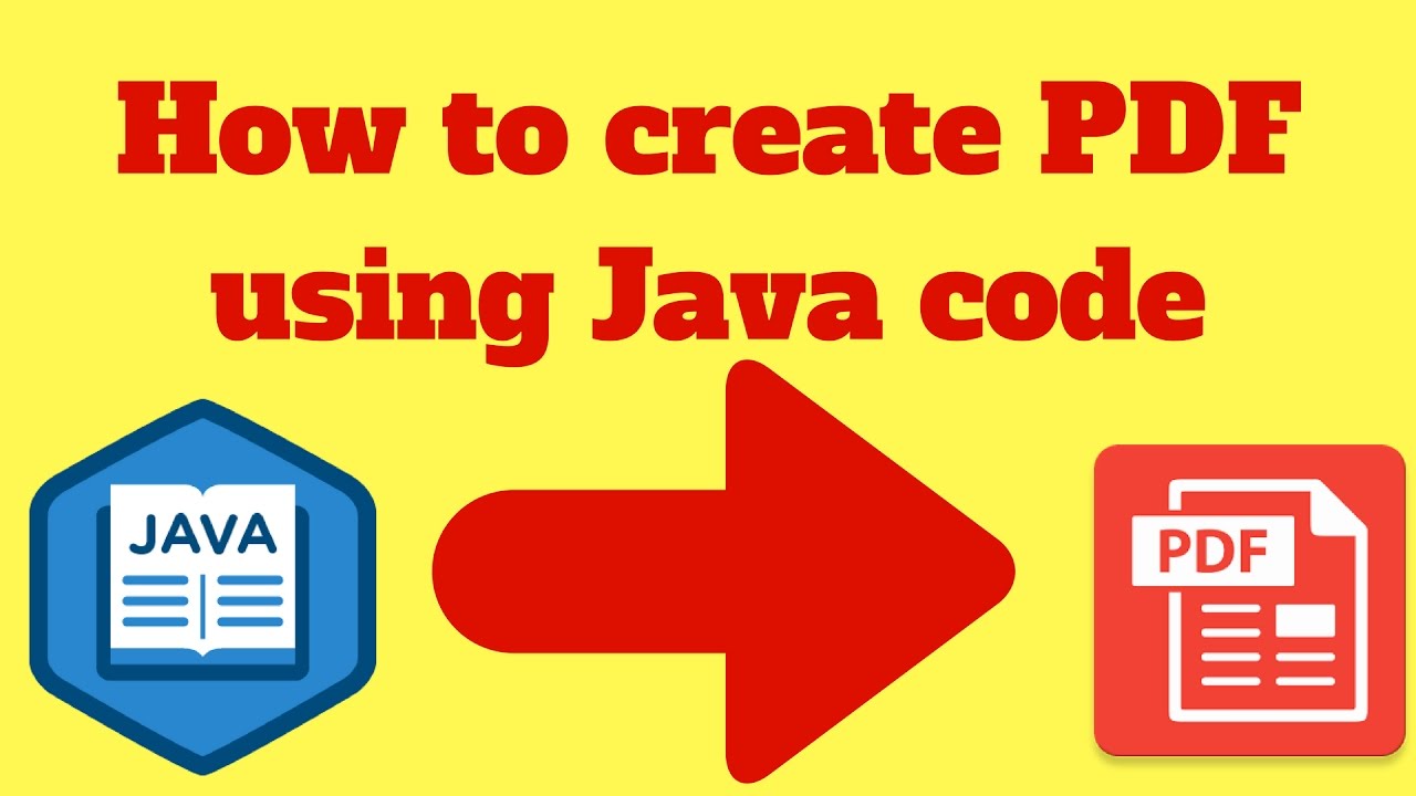 How to create pdf in java using itext - youtube
