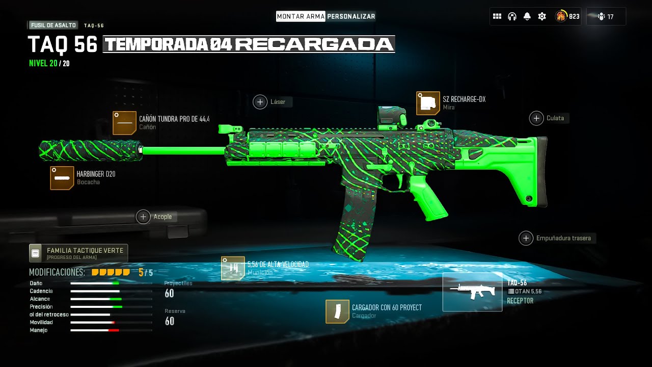 *BUENÍSIMA* la TAQ 56 es mi FUSIL FAVORITO! 😍 | la MEJOR CLASE de la ...