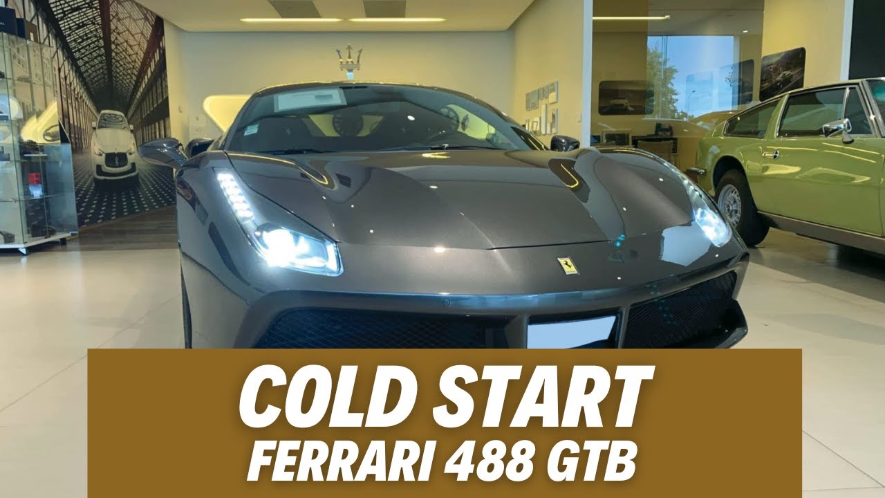 Cold Start Video of the Ferrari 488 GTB for auction sale