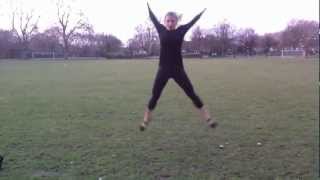 MKT Fitness demonstrates 2 star jump variations.m4v