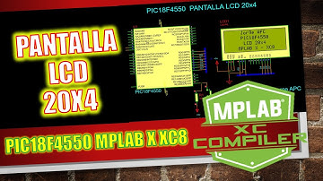 PIC18F4550 LCD 20x4 IDE MPLAB X XC8 ¿Cómo crear una librería para LCD?
