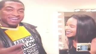 Aaliyah Backstage on Video Music Box (1995)