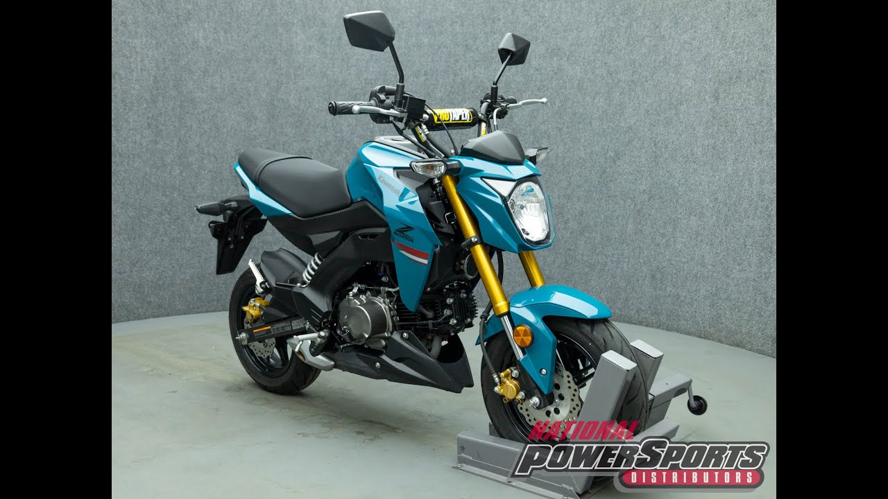 Ｚ１２５ＰＲＯ　ＢＲ１５Ｈ　２０２１年式　インジェクション　ブルー 2021 KAWASAKI BR125 Z125 PRO - National Powersports Distributors