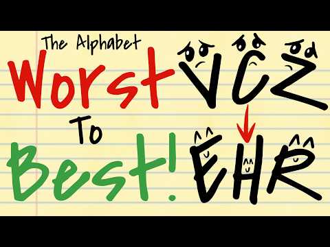I Ranked EVERY Letter Of The Alphabet