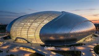 Building a Fully Enclosed Futuristic Stadium | Next-Gen Arena Concept