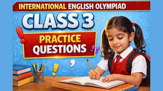 Class 3 SOF English Olympiad Sample Paper | Practice Questions with Answers