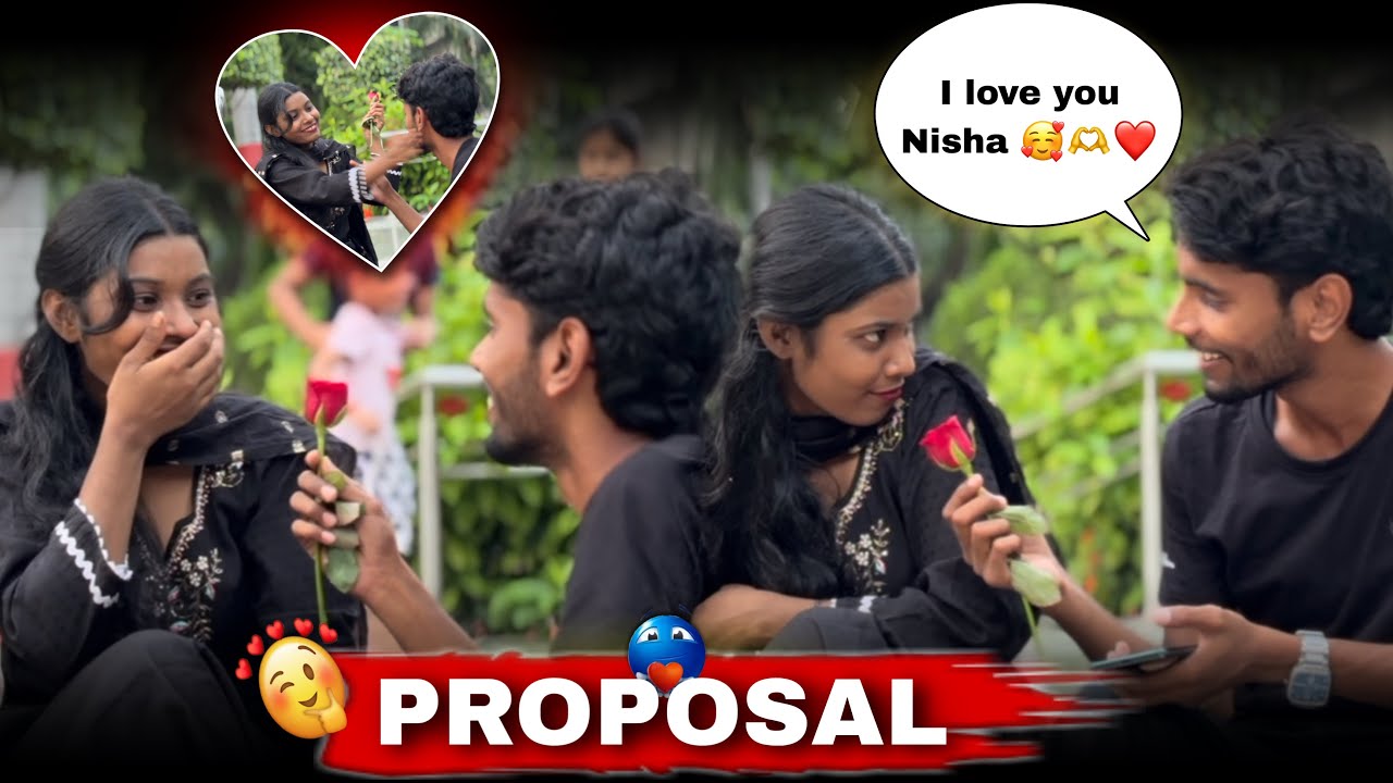 PROPOSAL PRANK ON CUTE FRIENDS 😍👻💗|| मैने यह किया कर दिया 🥺🥀💔// 97 The prank🫶