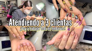 Día De Atender A 3 Clientas No Quiero Trabajar Todo Mi Embarazo