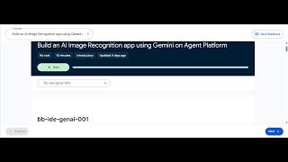 Build an AI Image Recognition App Using Gemini on Agent Platform | BB-IDE-GENAI-001 | Google Cloud