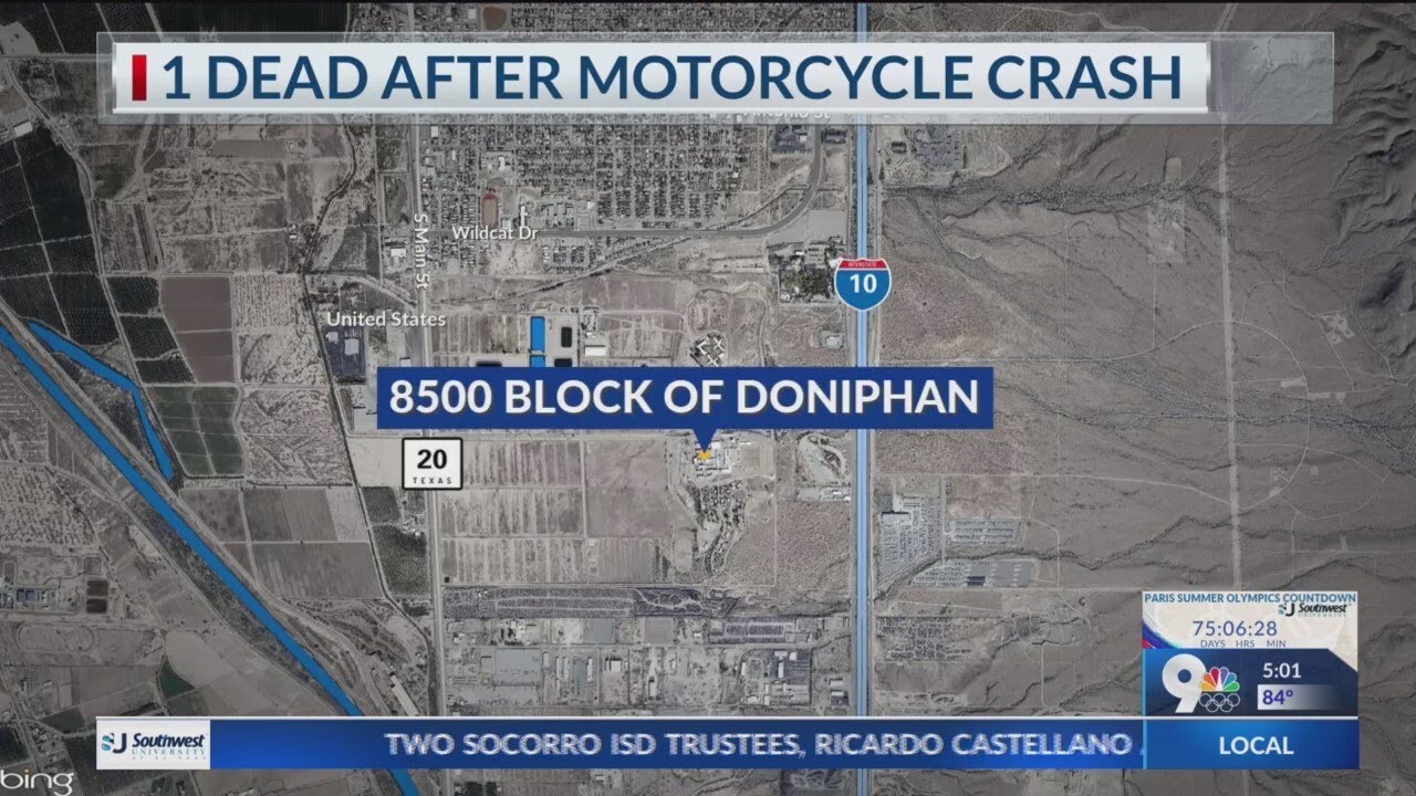 1 dead after motorcycle crash in Anthony - YouTube