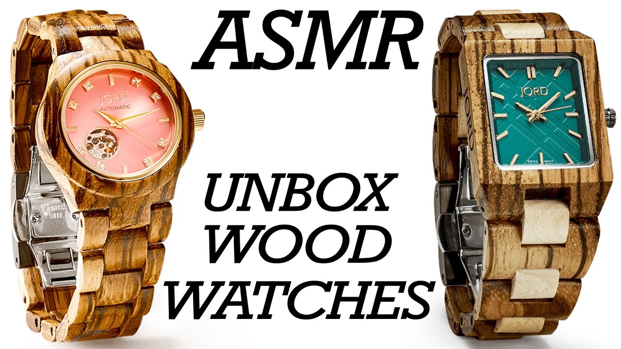 ASMR Soft Spoken Tapping & Scratching, Wooden Watch Review, 3Dio Ear to Ear Sounds for Relaxation