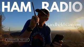 Simple Ham Radio Communication Using Handhelds - 144MHz and 1.2GHz SOTA Contacts @RedSummitRF