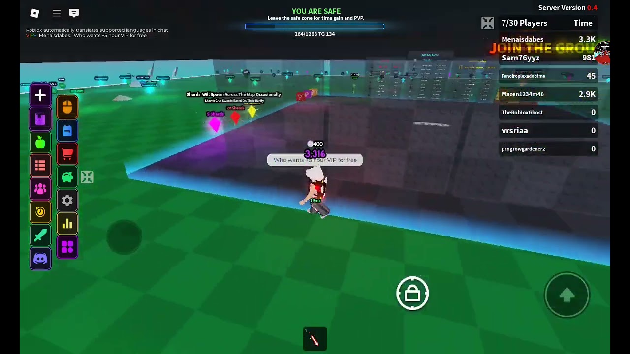 Giving free VIP in Steal time  & flex on others