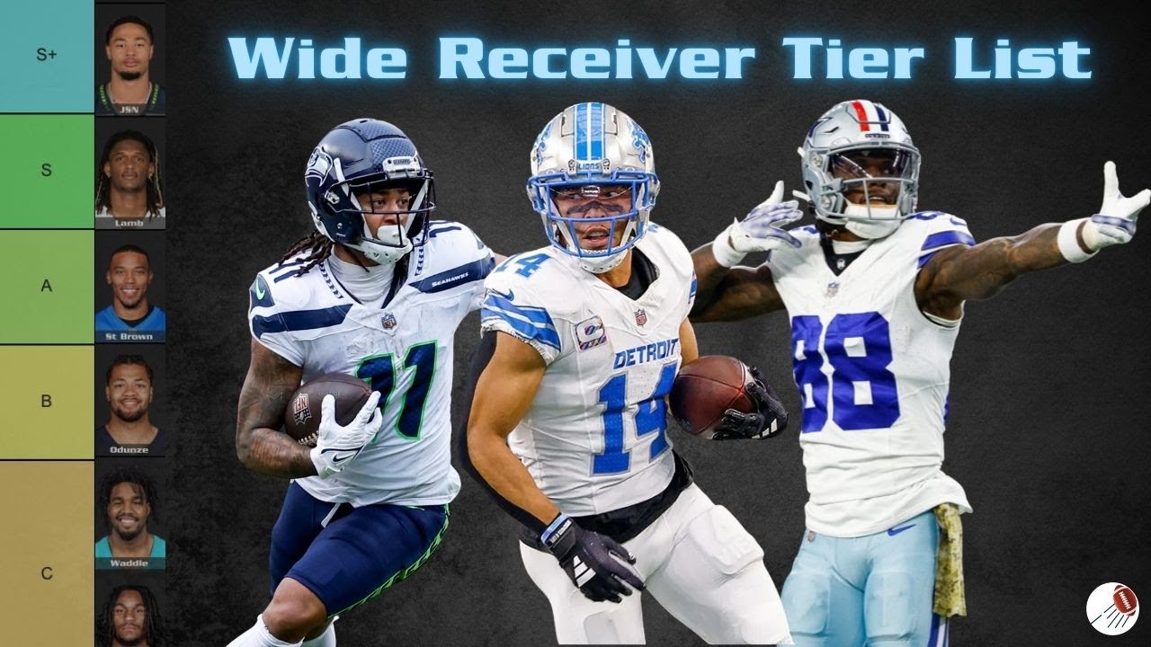WIDE RECEIVER Tier List Video! (Dynasty)