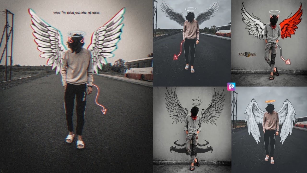 aesthetic devil photo editing 👿|| instagram trending photo editing || aesthetic photo editing ||