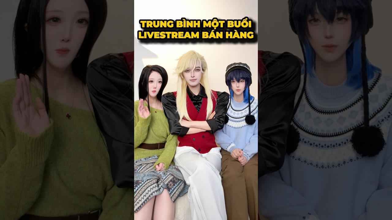 Trung bình 1 buổi livestream bán hàng🤔- Gia đình Inosuke#cosplay #shorts #minnacosplay