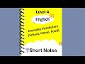 Everyday English Vocabulary Short Notes | Daily Use Words 📚✨