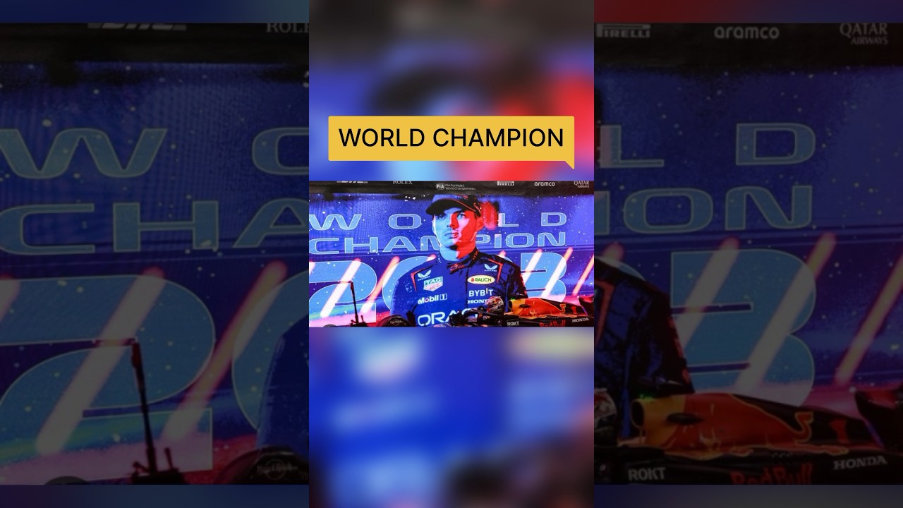🏆MAX VERSTAPPEN- 3 TIME WORLD CHAMPION🏆🏆