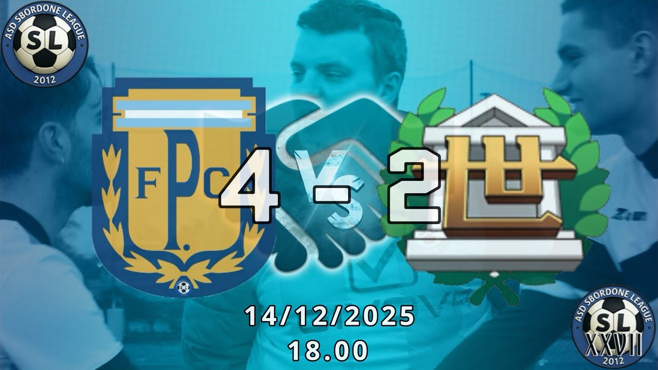🤝 XXVII SBORDONE LEAGUE 🤝 TEST MATCH 🤝FC PAT’T - ZEUS