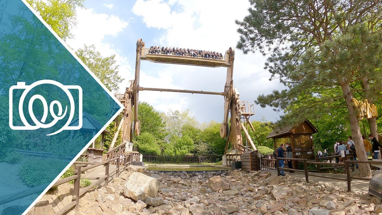 Buzzaw (Top Spin) @ Walibi Belgium 2021 - 2,7K (Full HD) Onride / POV Video