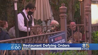 COVID: Danville Restaurant Possibly Last Holdout In Stay-At-Home Order