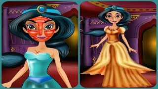 Princess Jasmine Facial Makeover Beauty Game Episode-Beauty Makeover Videos screenshot 4