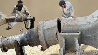 Rear Wheel Axle Hosing was Broken In Very Difficult way let’s repair it by pressed into unique skill