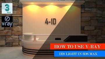 how to use v ray ies light in 3ds max