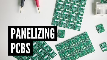 Manual panelizing of PCBs with tabs and mouse bites