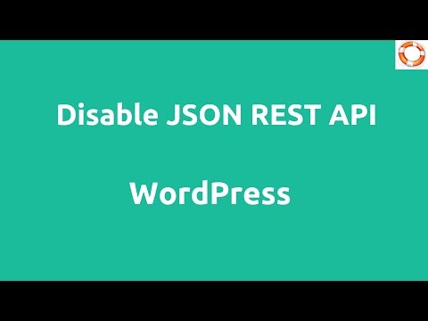Disable JSON REST