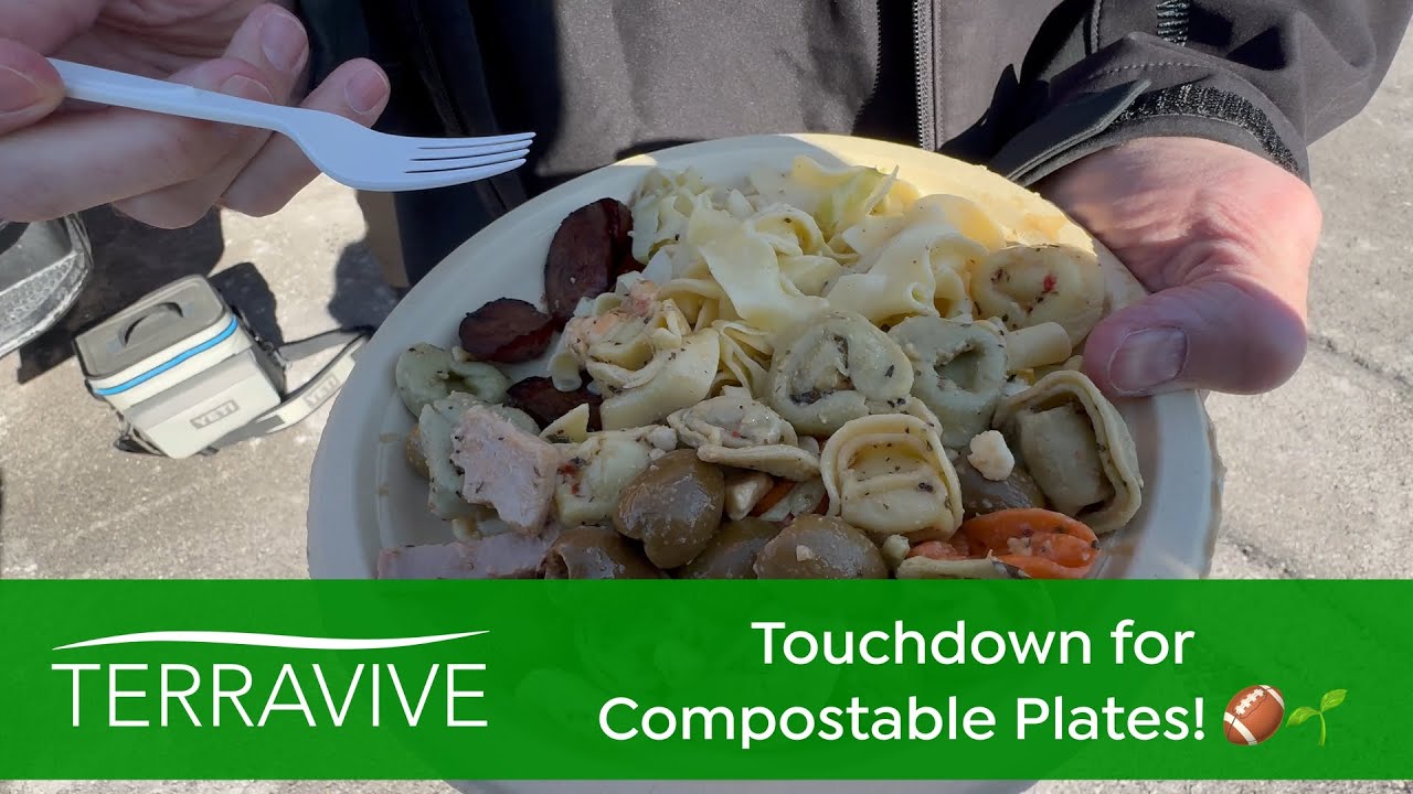 Terravive: Touchdown for Compostable Plates at the Steelers Game! 🏈🌱