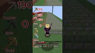 ALL Pickaxes vs Mossy Cobblestone! 😱 Minecraft #Shorts