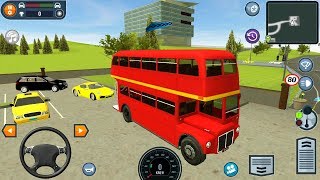 Car Driving School Simulator - #23 New Double Decker Bus Games 2019 - Android IOS GamePlay FHD screenshot 3