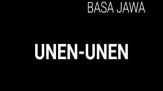 UNEN UNEN - BASA JAWA KELAS 6