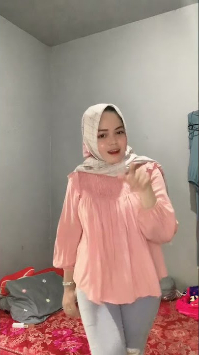 tik tok jilbab anak sma gunung gede cantik imut