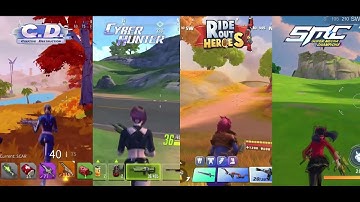 CYBER HUNTER Vs CREATIVE DESTRUCTION Vs RIDE OUT HEROES Vs SUPER MECHA CHAMPIONS