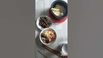 Bữa cơm đạm bạc cùng gia đình nhỏ ♥️