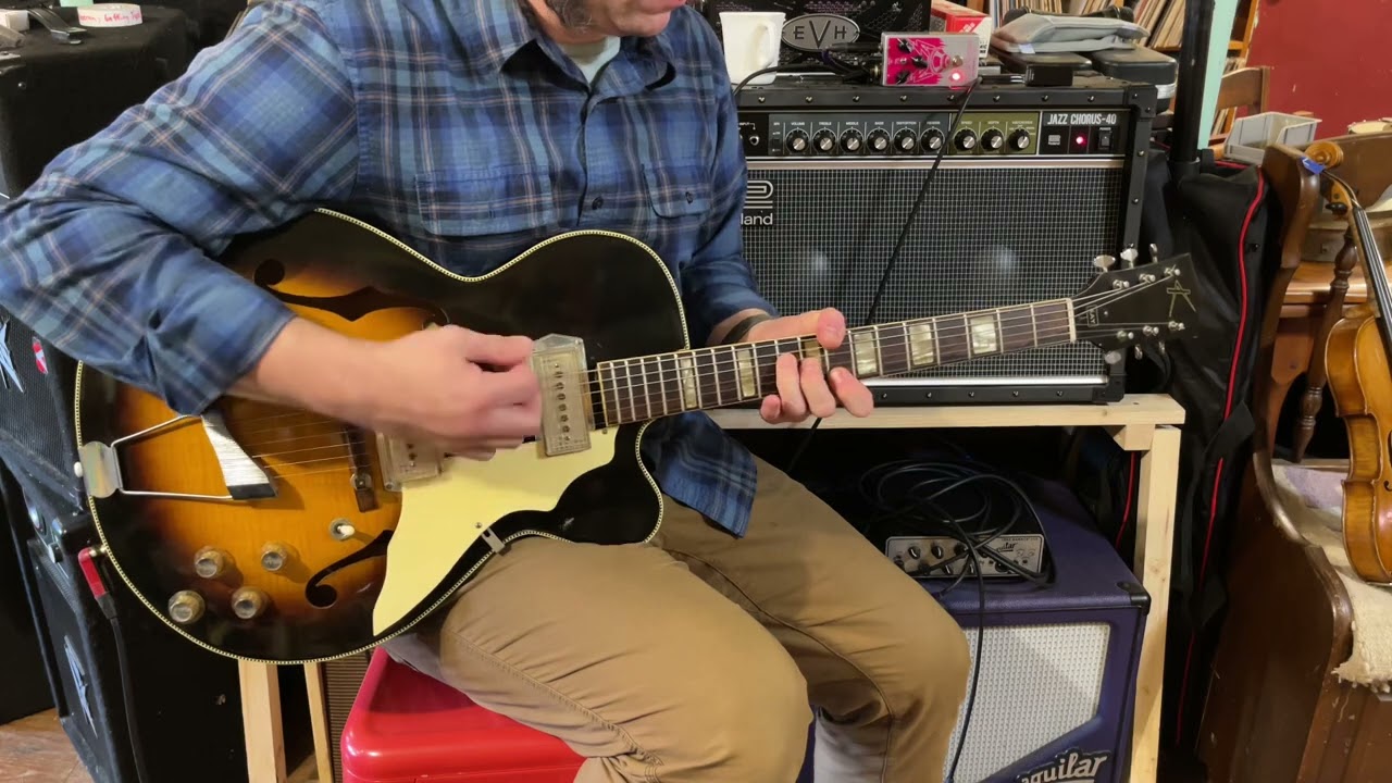 1960s Kay Swingmaster hollowbody electric guitar