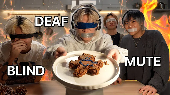 BLIND DEAF MUTE CHRISTMAS BAKING!!