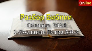 Разбор Священного Писания онлайн 05июня 2024 Церковь ЕХБ Вефиль г Караганда