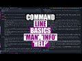 Learn the basics  man pages versus info pages