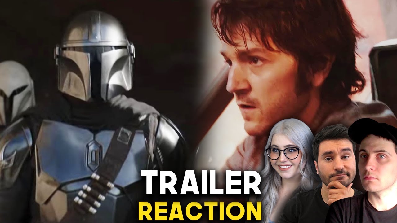 The Mandalorian Season 3 & Andor Trailer Reaction | Star Wars | Disney +