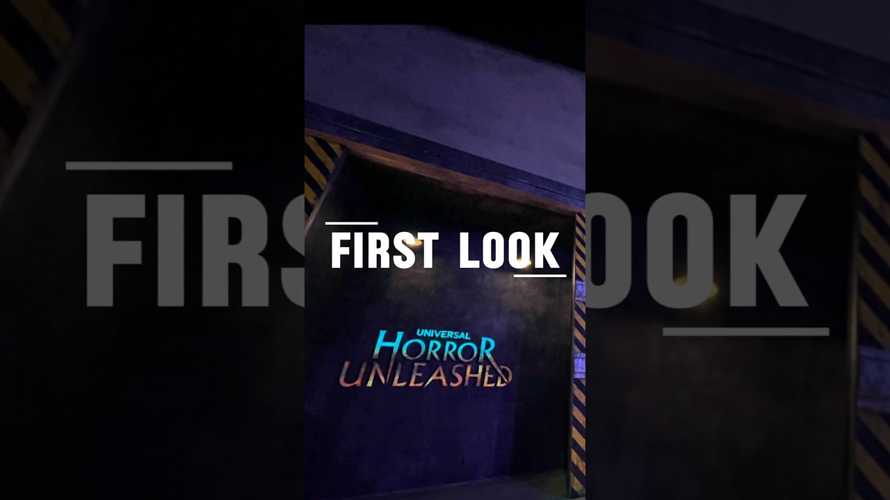 First Look, photos of Universal's horror unleashed in las Vegas #horrorunleashed #universal