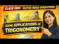 Some Applications of Trigonometry | Class 10 Maths | 14 Days 14 Chapters Mega Marathon