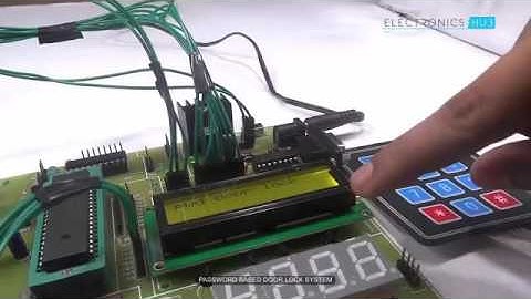 Password Based Door Lock using 8051 Microcontroller