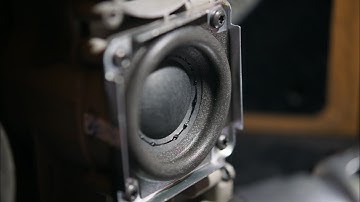 Bose Videowave - 6x 2.75" Subwoofers - Music test in enclosure (& Slow-Mo)